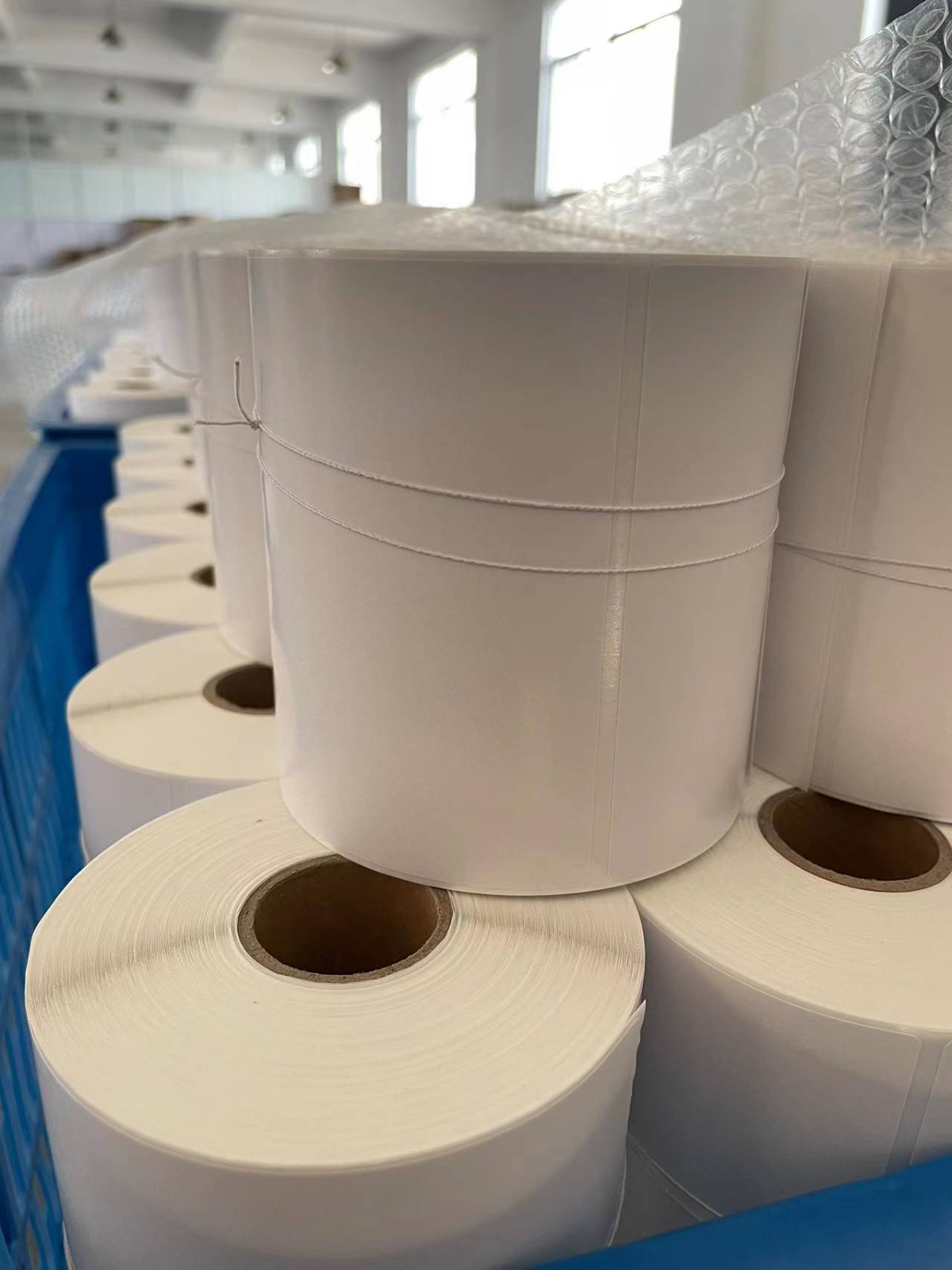 无底纸热敏不干胶